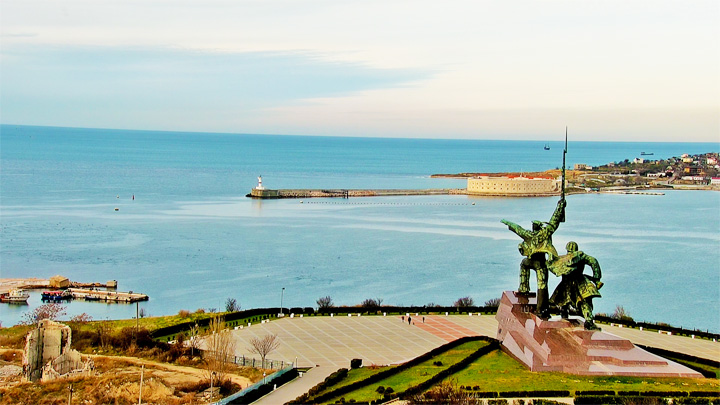 Онлайн веб-камера в центре Севастополя (Севастополь, Россия)